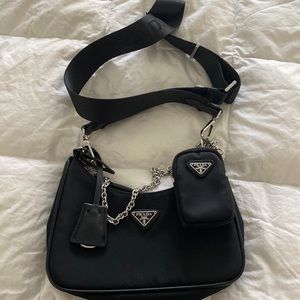 Prada cross body chain bag
